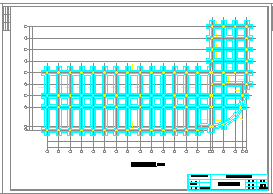 5532平米四层框架教学楼cad毕业设计（计算书、部分建筑结构图））-图一