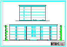 6447.74平米五层框架高中教学楼毕业设计（计算书、建筑、结构图）-图一