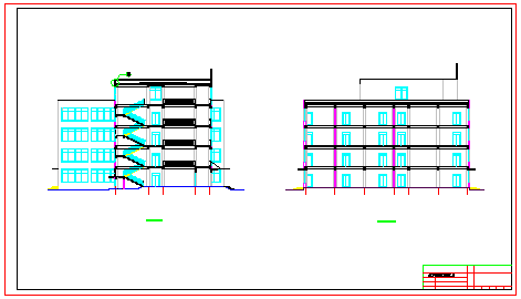 7567平米五层局部四层职业学院教学楼毕业设计（计算书、建筑、结构图）_图1