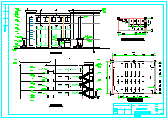 江苏某4层小学教学楼cad毕业设计（建筑图、结构图、计算书、外文翻译等资料）-图一