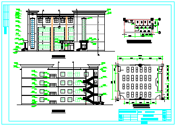 江苏某4层小学教学楼cad毕业设计（建筑图、结构图、计算书、外文翻译等资料）