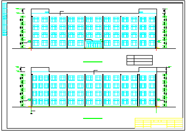 某4层教学楼全套cad毕业设计（7258平，含计算书，建筑图，结构图）