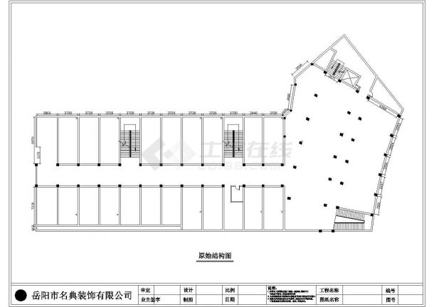 【苏州】某地步行街一套音乐酒吧全套精装修设计cad图纸-图一