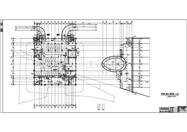 南京金陵图书馆建筑方案图（含说明）-图二