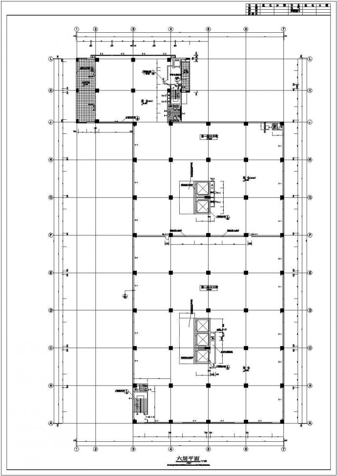南京某雨花物流中心全套建筑施工设计cad图(含门窗表)_图1