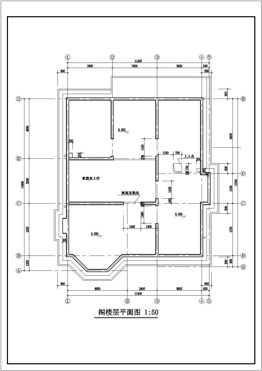 【浙江】某新型欧式风格小别墅全套施工设计cad图纸