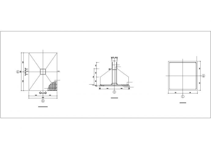 土木工程毕业设计_办公楼设计_[学士]某六层框架办公楼毕业设计(含计算书、部分建筑结构设计cad图)_图1