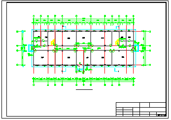 某6层教学楼全套cad设计(含计算书、建筑图，结构图)