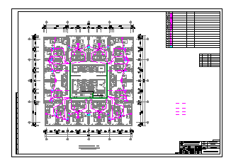 渭南万达广场智能化施工图公寓楼综合布线平面图-图二
