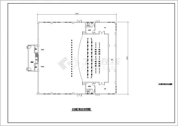 [安徽]文化馆图书馆会议系统工程电气设计图纸-图一