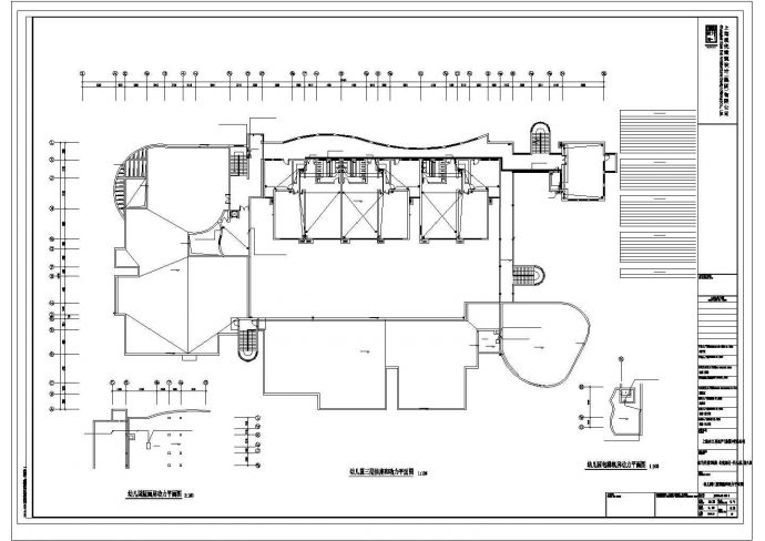 苏州市某大学附属幼儿园3层框混教学楼全套电气系统设计CAD图纸_图1