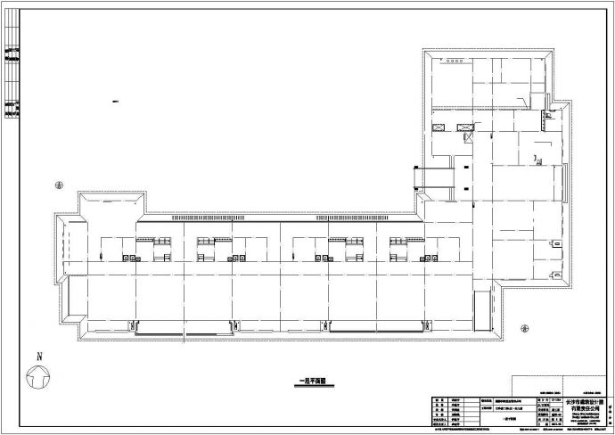 合肥市某居住区3280平米3层混合结构社区幼儿园全套建筑设计CAD图纸_图1