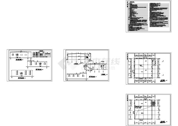 8°区某2层组合结构别墅建筑及结构施工图-图一