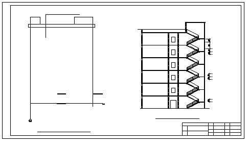 土木工程毕业设计_办公楼设计_6000平方米某市六层单位综合办公楼建施cad图(含计算书，毕业设计)-图二