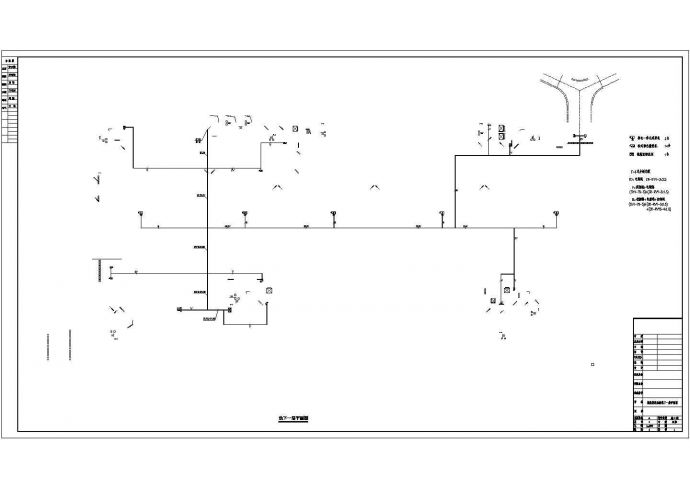 某多层办公楼弱电工程安防系统设计cad全套电气图纸（含设计说明）_图1