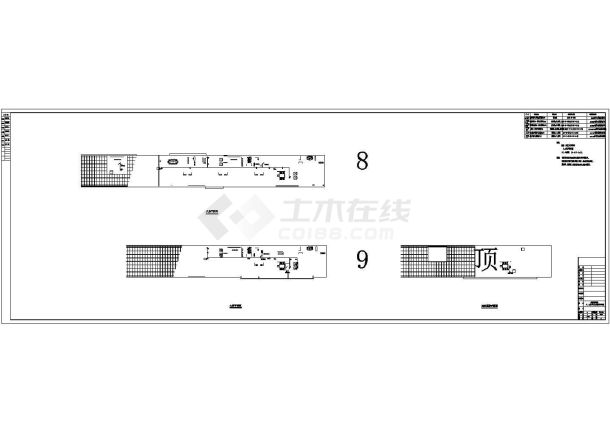 某多层办公楼弱电工程安防系统设计cad全套电气图纸（含设计说明）-图二