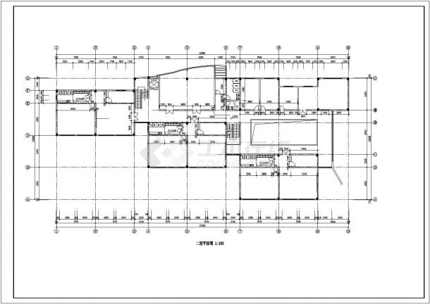 杭州沁园花园小区2层混合结构社区幼儿园建筑设计CAD图纸（含结构图）-图二