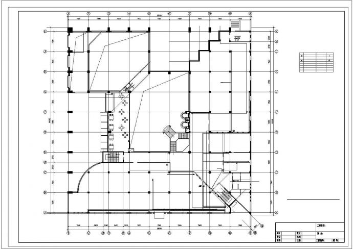 某图书馆综合布线设计CAD图纸_图1