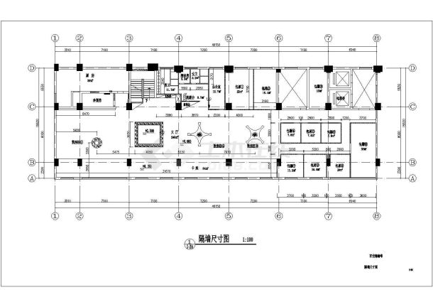 某咖啡厅装修方案设计cad施工图-图二