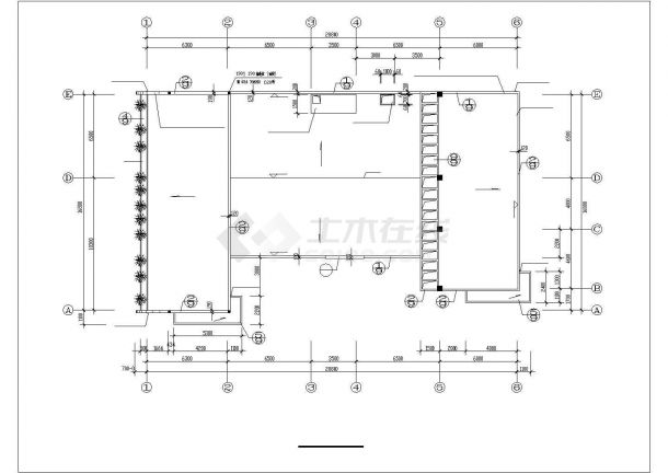 深圳建宁路某私立幼儿园800平2层钢混框架结构教学楼建筑设计CAD图纸-图二