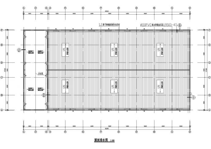 某地二层厂房建筑规划CAD施工图_图1
