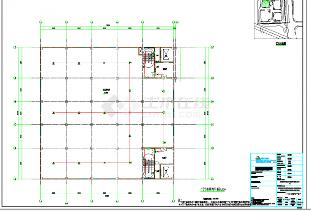 某地电施-1楼平面CAD图纸-图二