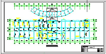 【4层】3611.42平米带构架层办公楼cad毕业设计（含计算书，建筑、结构图）-图二