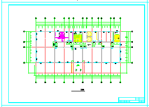 【5层】5324平米钢框架办公楼cad毕业设计（计算书pdf、建筑、结构图）-图二
