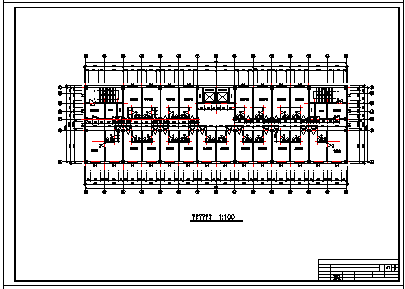 【6层】5587.6平米混凝土框架结构商务中心设计（含计算书、建筑结构图）-图二
