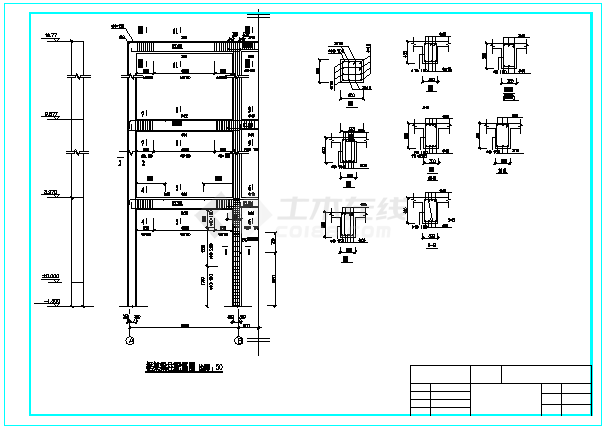 【6层】5600平米科研所办公楼设计（计算书，建筑、结构图）-图二
