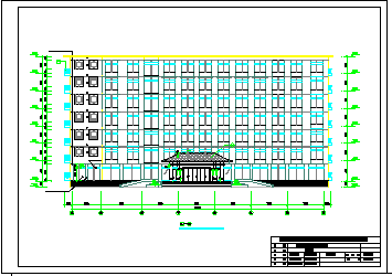 【7层】5535平米框架行政指挥中心cad毕业设计（建筑、结构图、计算书、施组）_图1