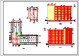 【8层】10441.17平米框架办公楼cad毕业设计（计算书、建筑、结构图）-图一