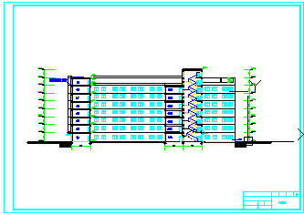 8层综合办公楼全套cad设计（含计算书，建筑图、结构图，施工组织设计，PKPM电算等下载资料）-图一