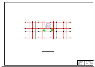 某7层框架办公楼cad设计（含计算书，建筑、结构图，PKPM模型）_图1