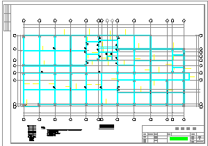 某7层框架办公楼cad设计(含计算书、施工组织设计、建筑结构图)-图二