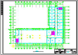 某中学办公楼cad设计5层5300平米（建筑图、结构图、计算书、外文翻译实习报告、含电算等资料）-图一