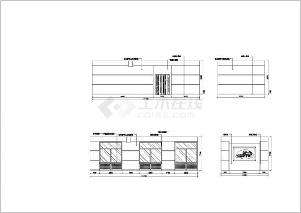 大连某图书馆建筑外装饰设计施工图纸（带效果图）-图一