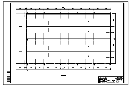 土木工程毕业设计_厂房设计_某市某二层公司轻钢结构厂房建筑施工cad图(含计算书，毕业设计)_图1