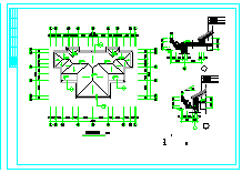 某三层双拼式别墅建筑设计施工cad图带效果图_图1