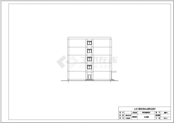 土木工程毕业设计_[学士]五层框架结构中学实验楼毕业设计（含建筑结构图计算书）-图二