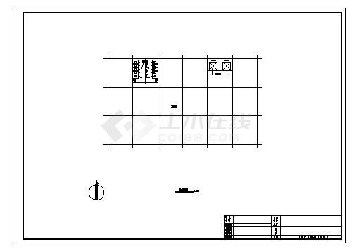 土木工程毕业设计_厂房设计_2500平方左右米某三层框架结构厂房建施cad图(含计算书，毕业设计)-图一