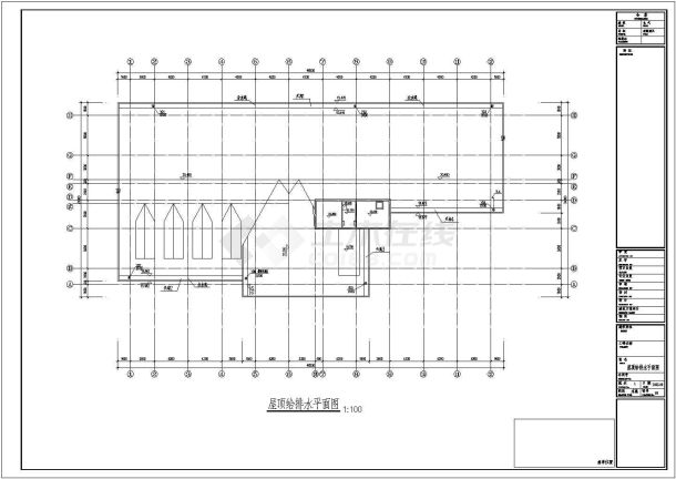 某地区客房楼给排水消防设计施工详细方案CAD图纸-图二