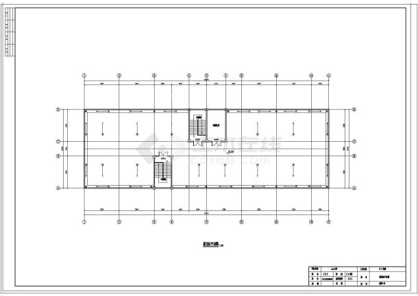 土木工程毕业设计_6层框架结构宾馆毕业设计计算书及建筑结构设计图纸-图一