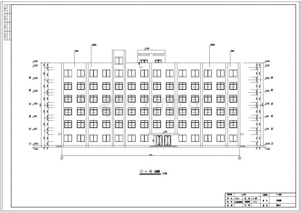 土木工程毕业设计_6层框架结构宾馆毕业设计计算书及建筑结构设计图纸-图二