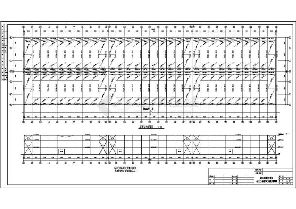 某地区24米跨全砼结构设计施工详细方案CAD图纸-图二