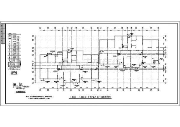 某地区8度剪力墙设计施工详细方案CAD图纸-图二