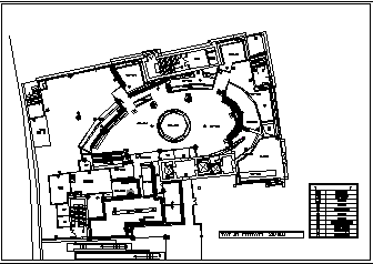 装修图-中关村餐厅设计cad施工图纸-图一