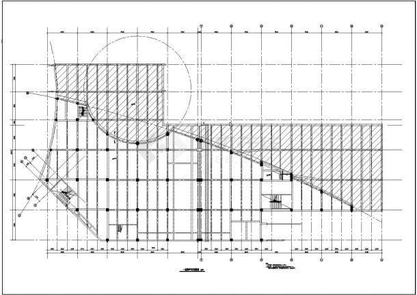 某地区4层框架公建结构设计施工详细方案CAD图纸-图一