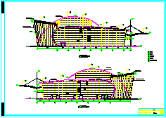 四层长途汽车客运站带地下室建筑设计cad施工图_图1