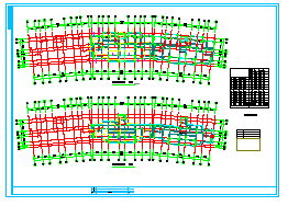 某小区11层住宅楼框剪结构施工cad图纸(平立面)_图1